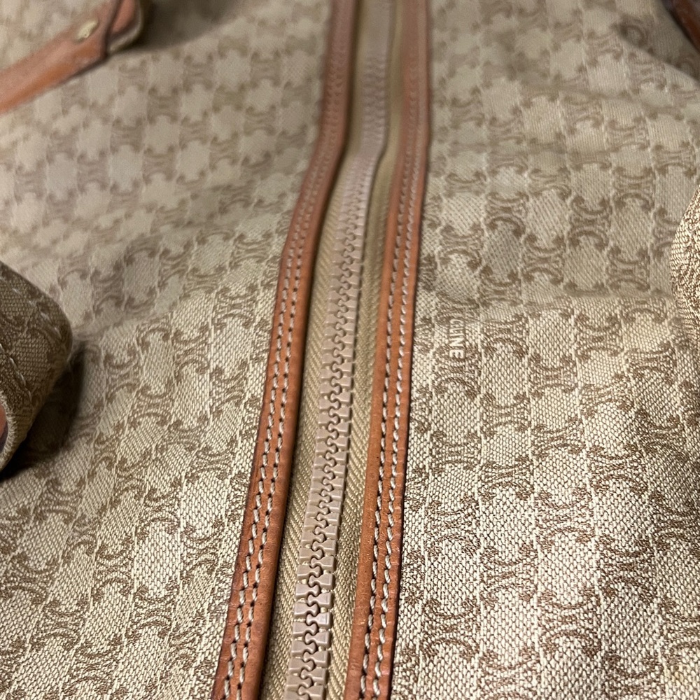Celine Tan and Brown Travel Bag - Picture 9 of 17